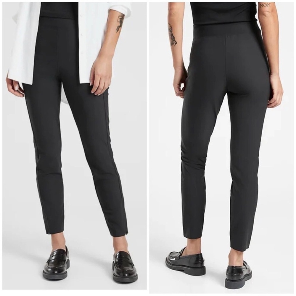 Athleta Black Skinny Ponte Pants